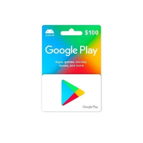 GOOGLE PLAY GIFT CARD 100